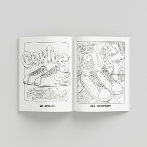 Sneaker Coloring Book Kolorowanka