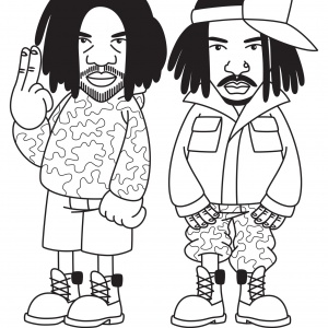 Hip Hop Coloring East Coast Edition Kolorowanka